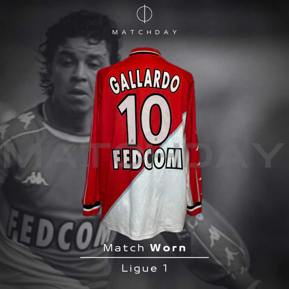 Marcelo Gallardo – AS Monaco Match Worn LNF 2000 - Imagen 3