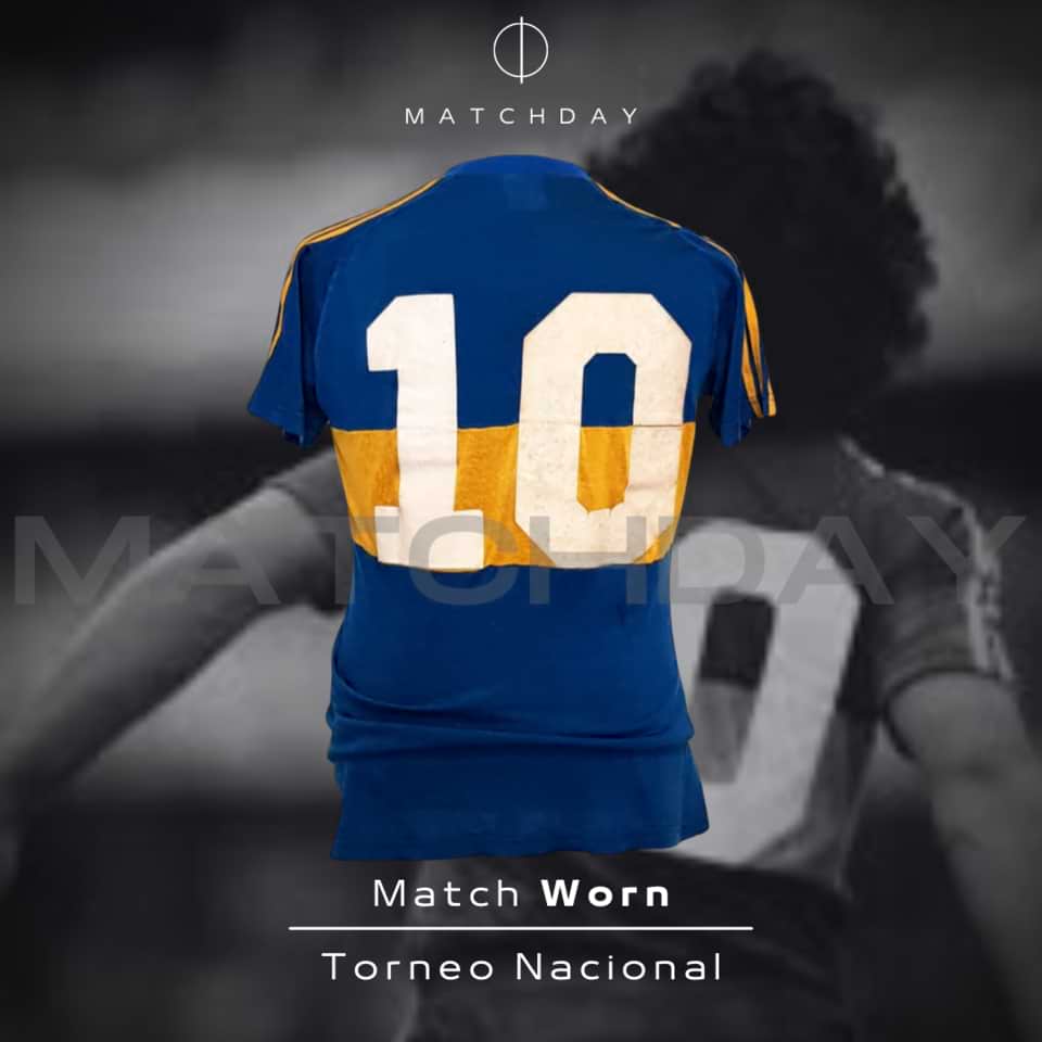 Diego Armando Maradona – Boca Juniors – Match Worn – Torneo Nacional 1981 - Imagen 3