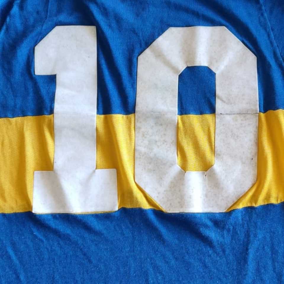 Diego Armando Maradona – Boca Juniors – Match Worn – Torneo Nacional 1981 - Imagen 11