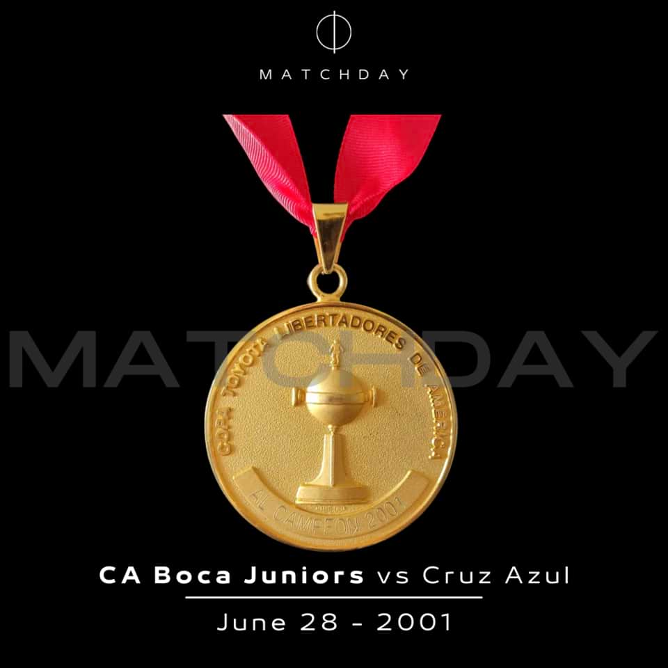 2001 Copa Libertadores – Boca Juniors champion medal – 2001 - Imagen 4