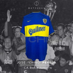 José "Chino" Pereda - Boca Juniors - Match Worn in bench - Intercontinental Cup 2000