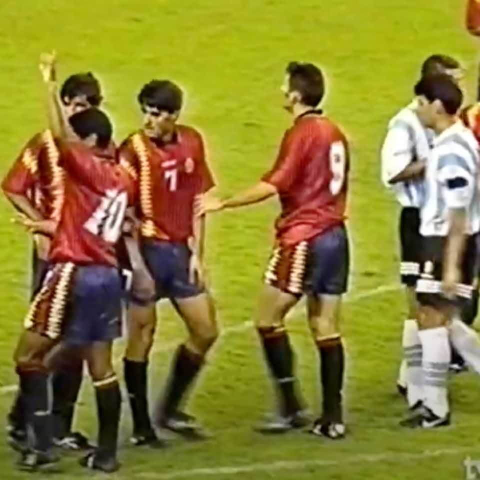 Jose Amavisca – Match Worn – España – 1995 – Friendly Match - Imagen 11