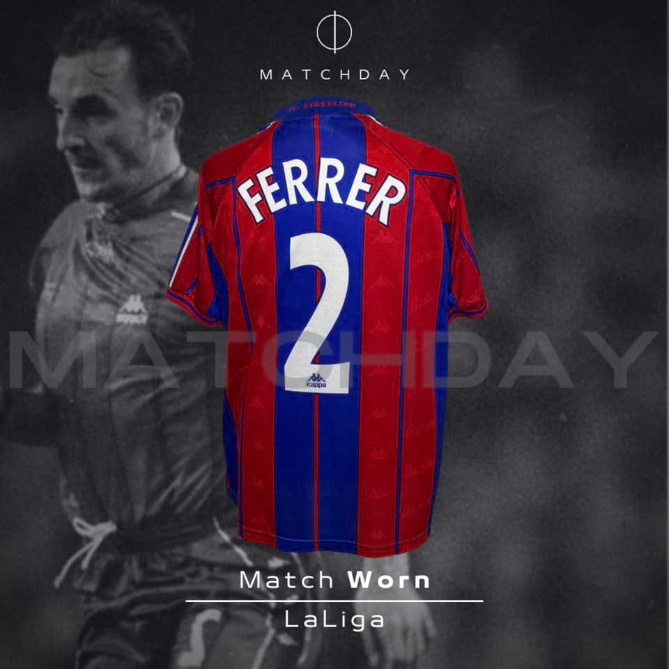 Albert Ferrer – Barcelona – Match Worn – April 1998 - Imagen 3