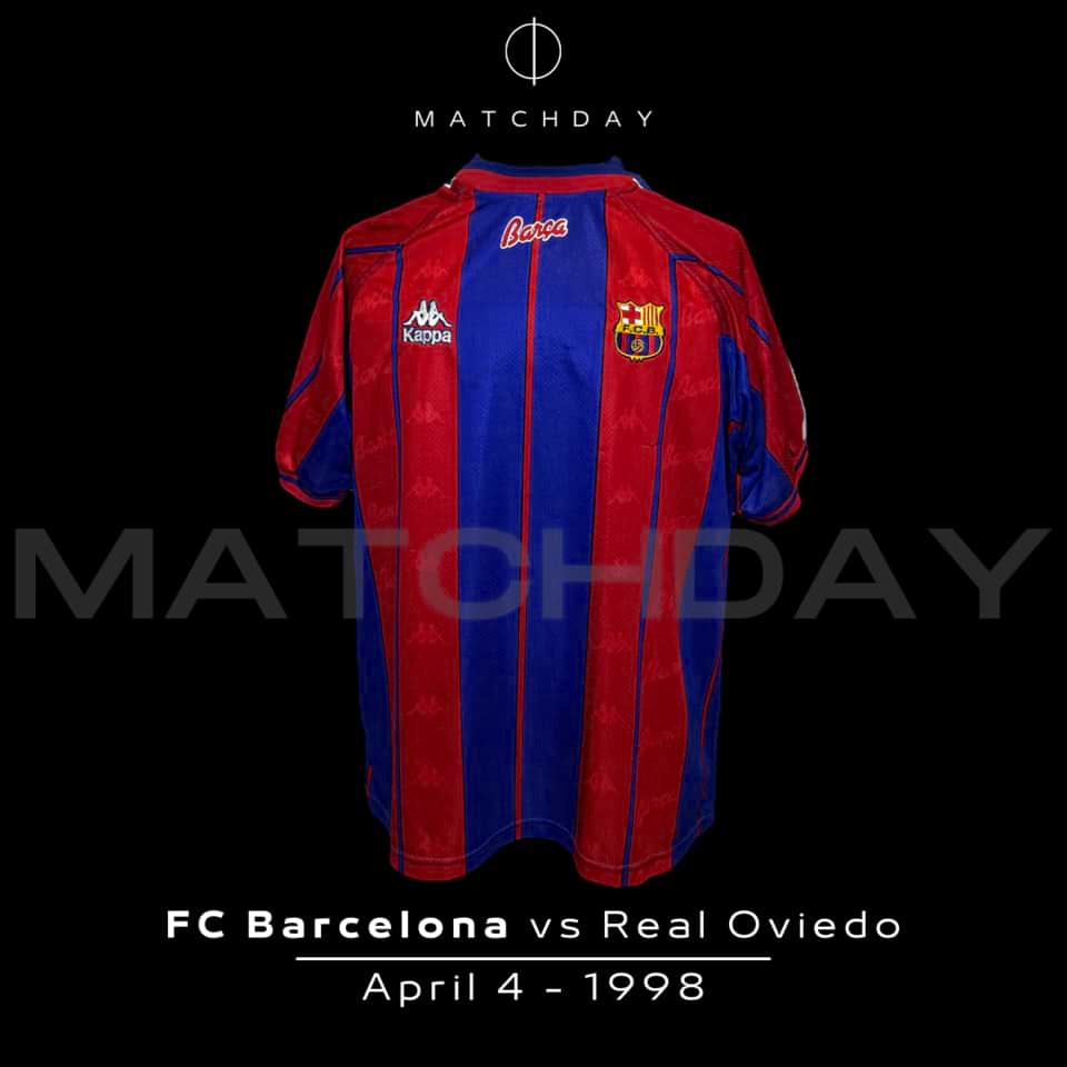 Albert Ferrer – Barcelona – Match Worn – April 1998 - Imagen 4