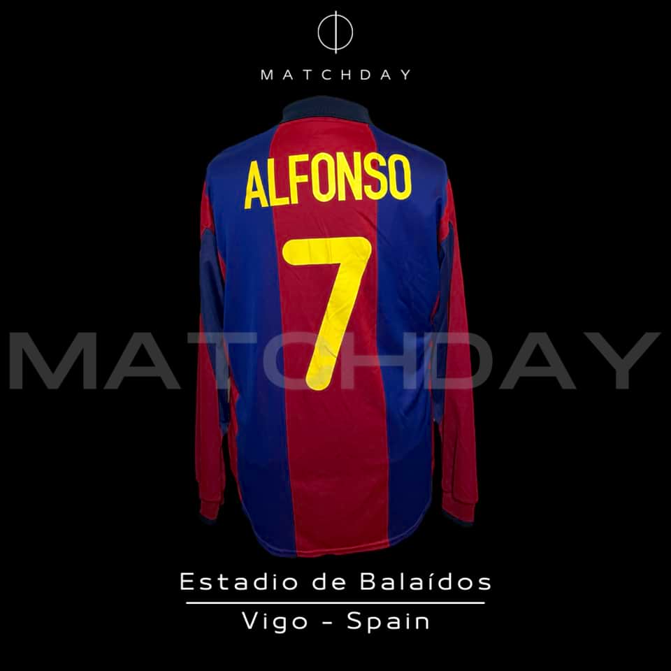 Alfonso – Barcelona – Match Worn – December 2000 - Imagen 5