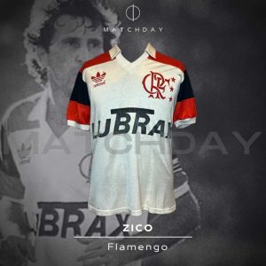 Zico - Match Worn - Flamengo - Campeonato Carioca de Futebol 1988