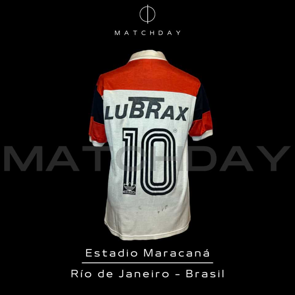 Zico – Match Worn – Flamengo – Campeonato Carioca de Futebol 1988 - Imagen 5