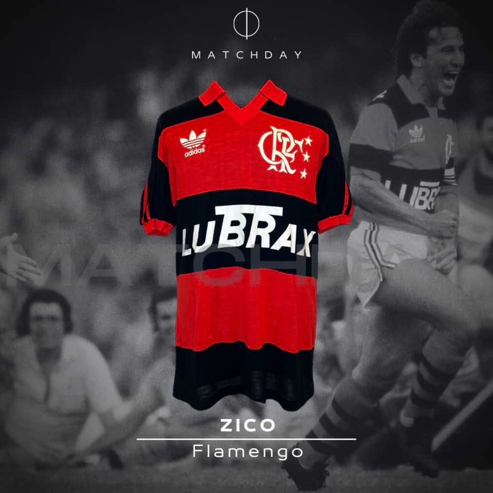 Zico – Match Worn – Flamengo – Supercopa 1989