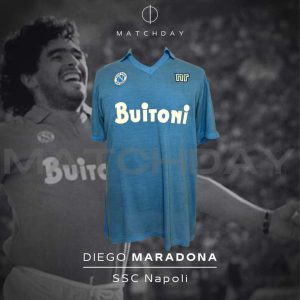 Diego Armando Maradona - Napoli - Match Worn - Serie A 1986/87