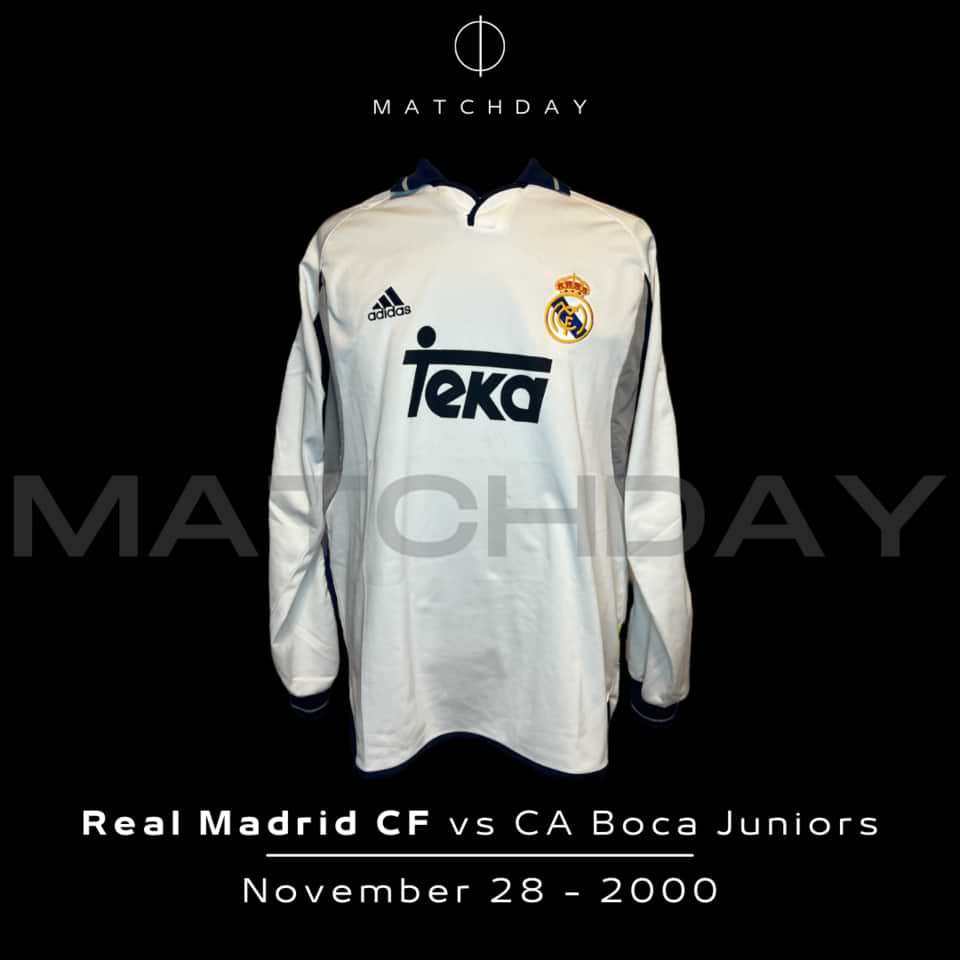 Makelele – Match Worn – Real Madrid – International Cup 2000 vs Boca Juniors - Image 4
