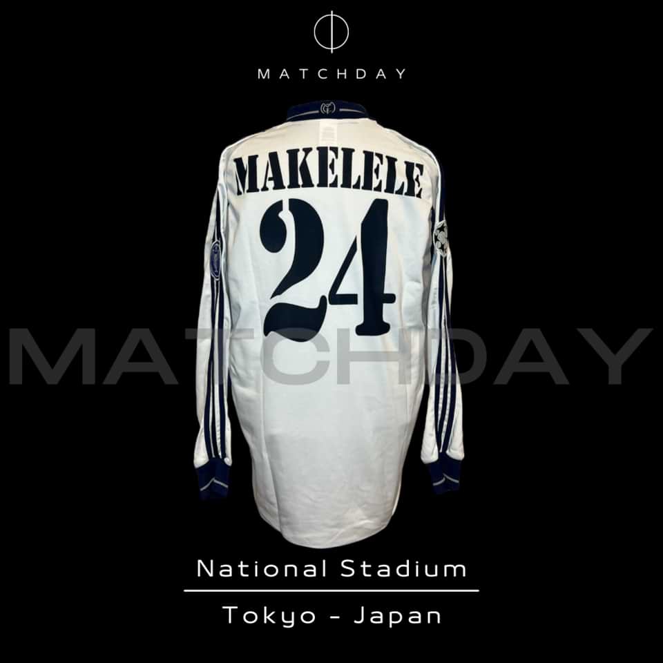 Makelele – Match Worn – Real Madrid – International Cup 2000 vs Boca Juniors - Image 5
