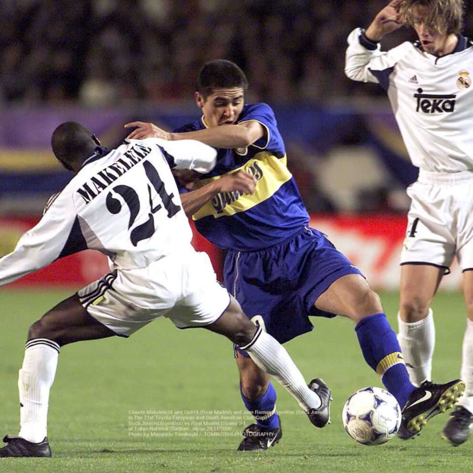 Makelele – Match Worn – Real Madrid – International Cup 2000 vs Boca Juniors - Image 11