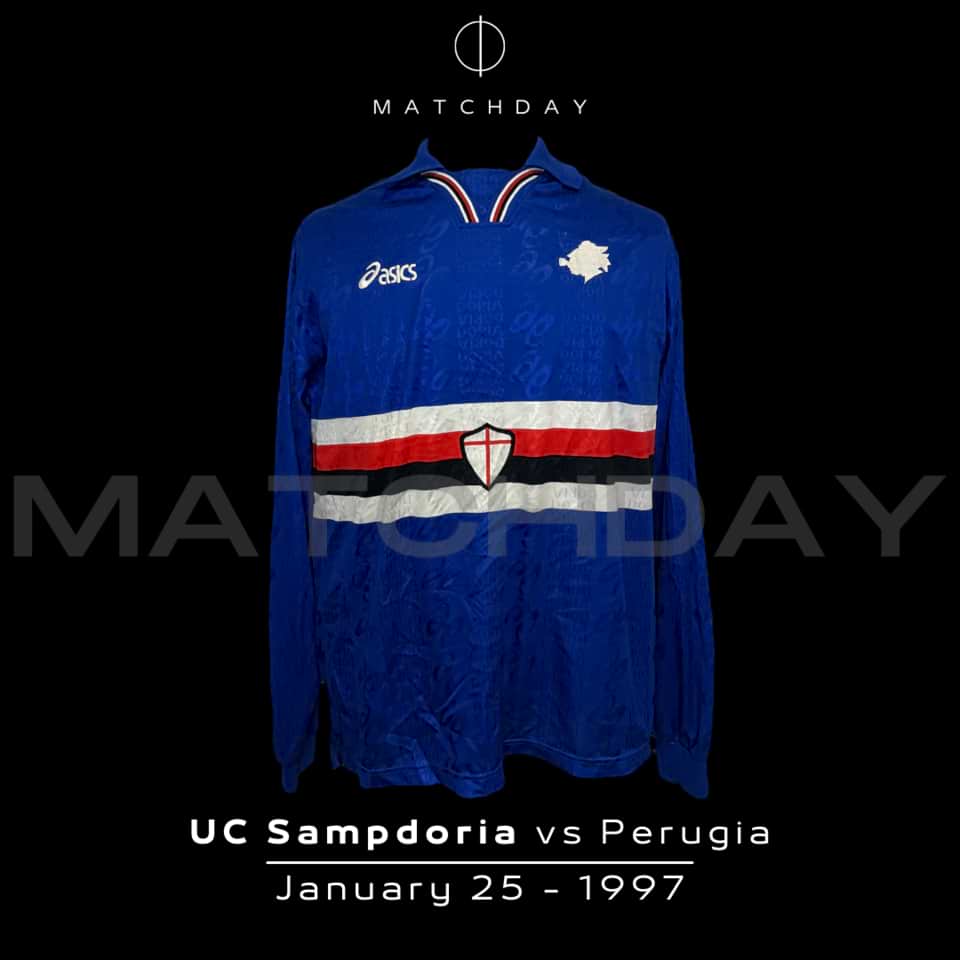 Juan Sebastián Verón – Sampdoria – Match Worn – Serie A 1996/97 - Imagen 4