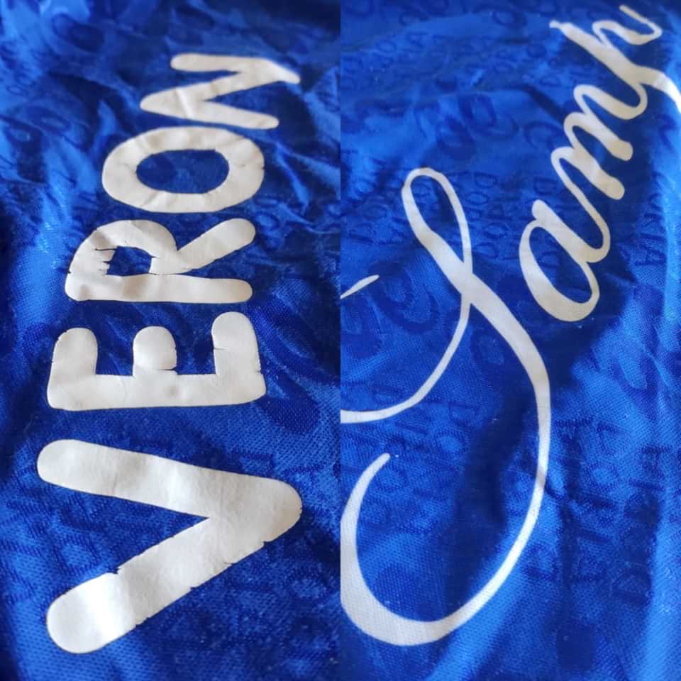 Juan Sebastián Verón – Sampdoria – Match Worn – Serie A 1996/97 - Imagen 8