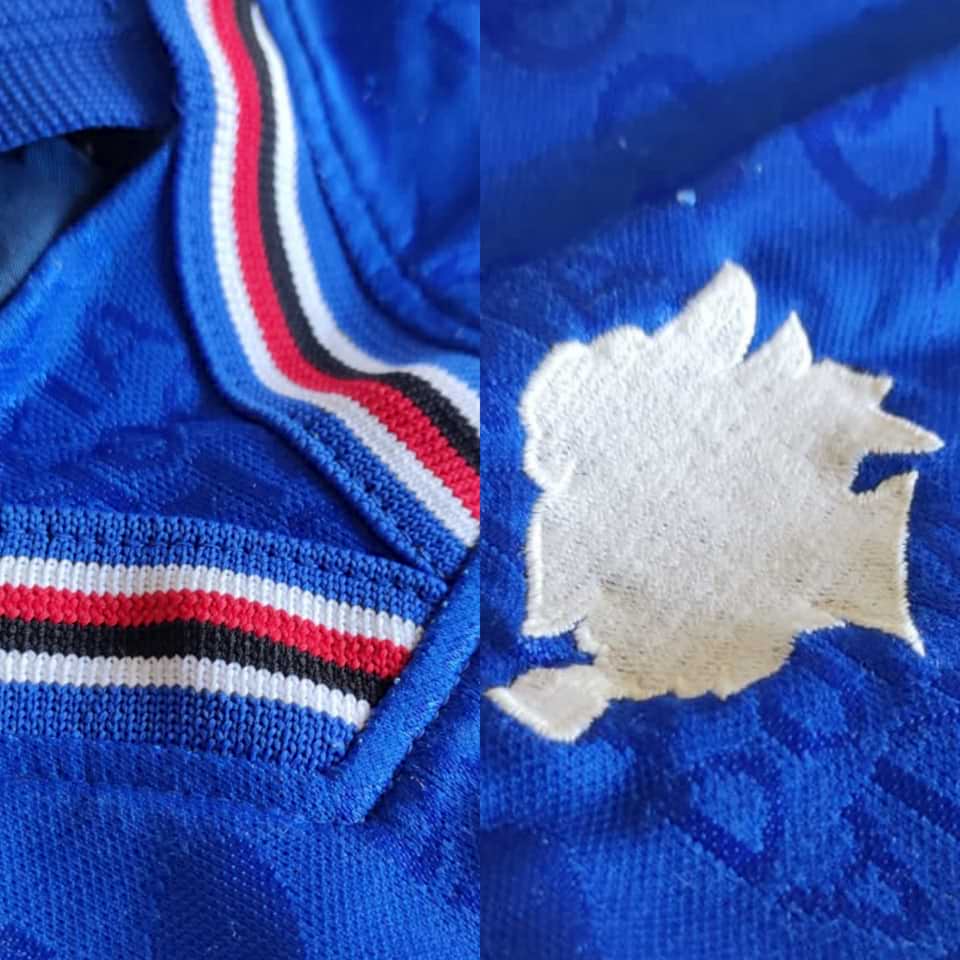 Juan Sebastián Verón – Sampdoria – Match Worn – Serie A 1996/97 - Imagen 9