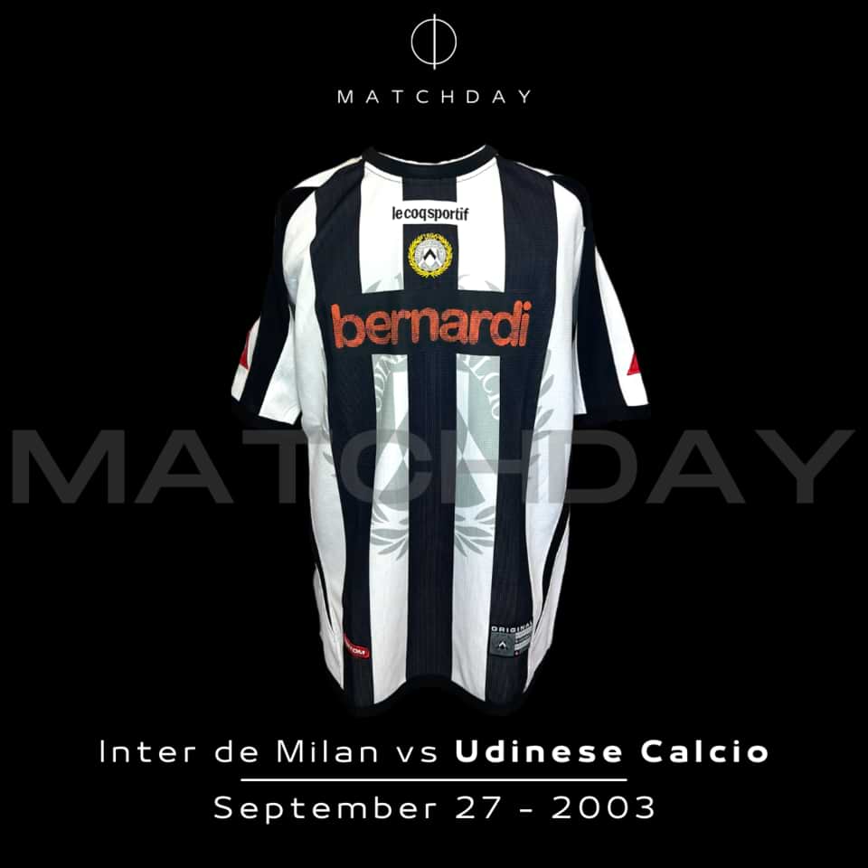 David Pizarro – Udinese – Match worn – 2003 - Imagen 4