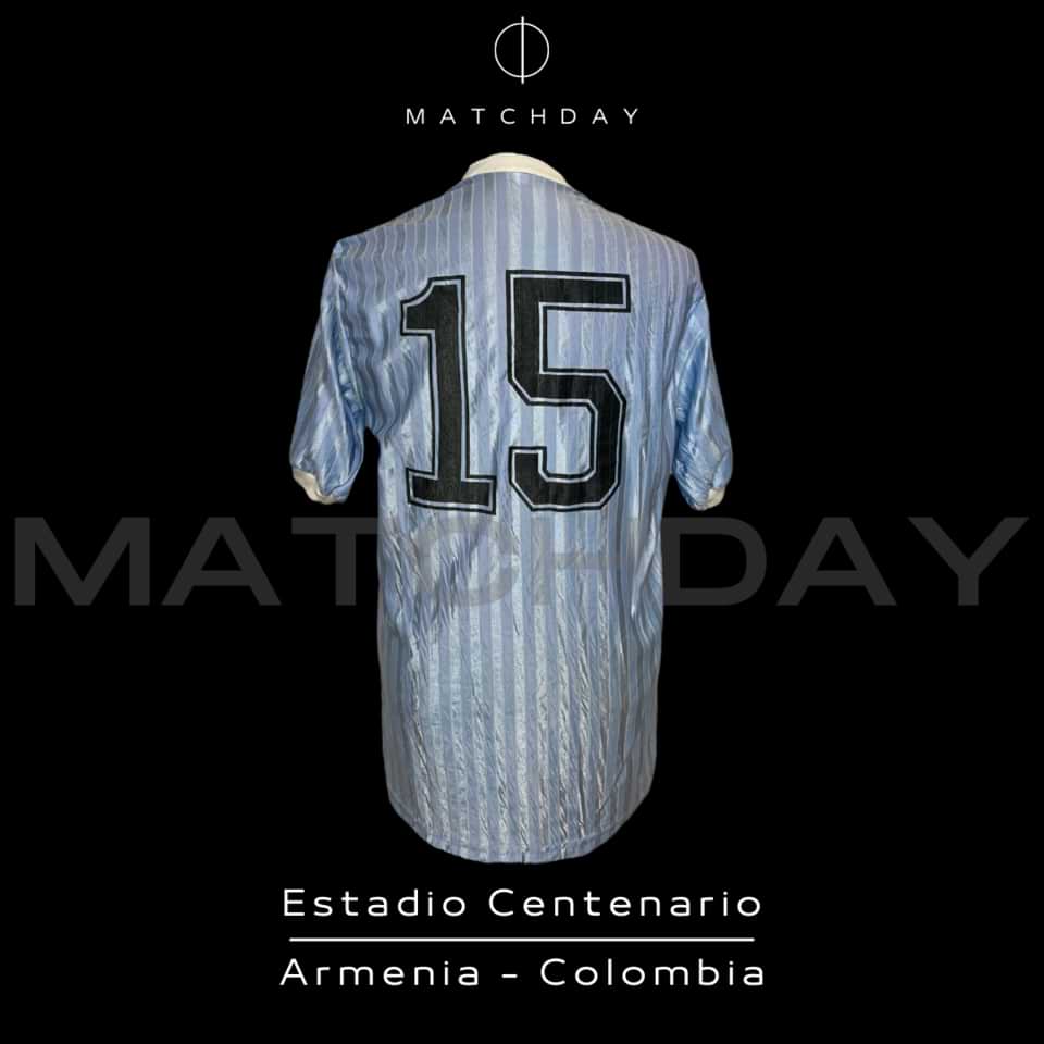 Gustavo A. Poyet – Uruguay National Team – Match Worn – Sudamericano Juventudes de América Sub 20 – 1987 - Imagen 5