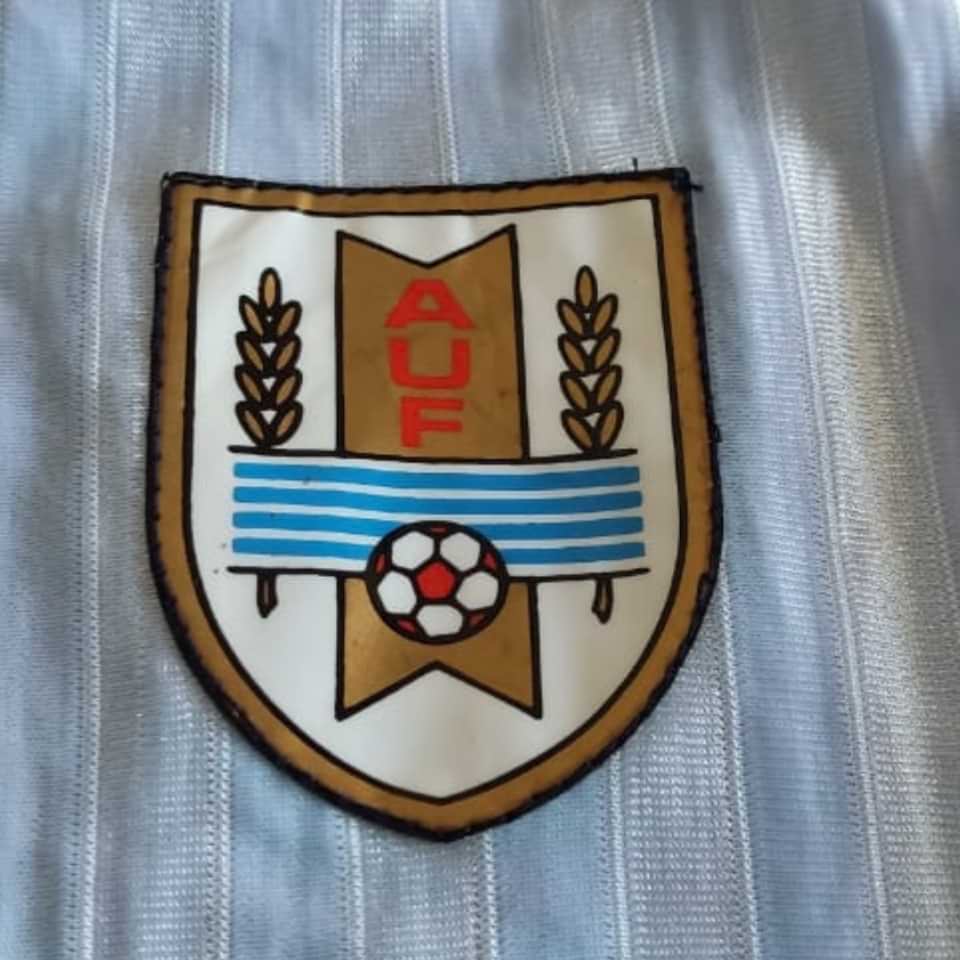 Gustavo A. Poyet – Uruguay National Team – Match Worn – Sudamericano Juventudes de América Sub 20 – 1987 - Imagen 6