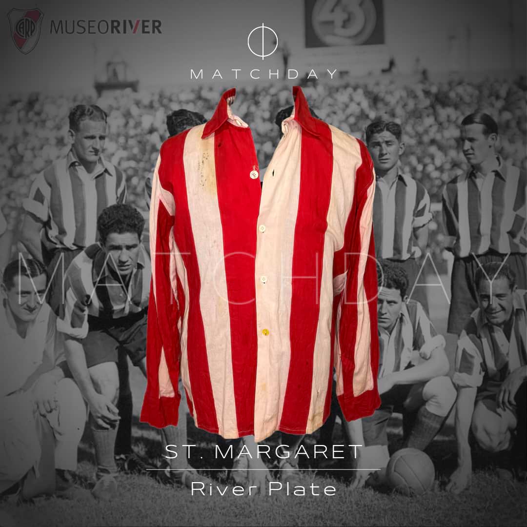 River Plate – Suplente – St. Margaret 1932-1944 -Campeonato Primera División Argentina – Match Worn
