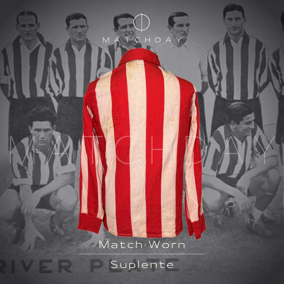 River Plate – Suplente – St. Margaret 1932-1944 -Campeonato Primera División Argentina – Match Worn - Image 3