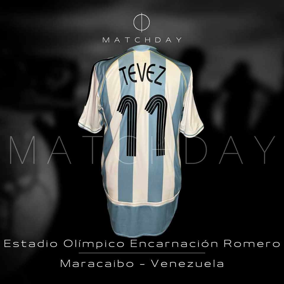 Carlos Tevez match issue jersey – AFA – Copa America 2007 - Image 5