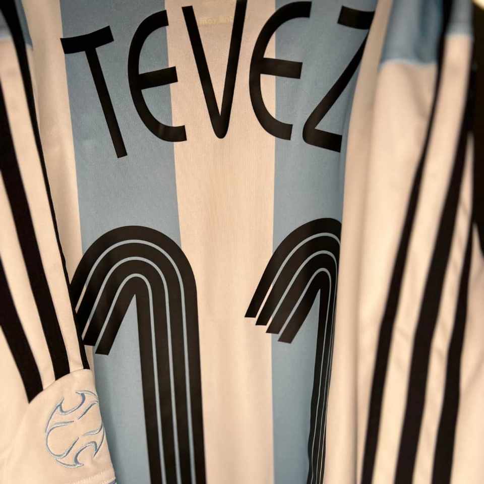Carlos Tevez match issue jersey – AFA – Copa America 2007 - Image 7