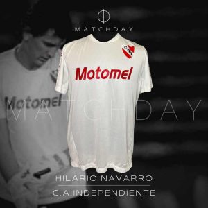 Hilario Navarro match worn jersey - Torneo verano 2012