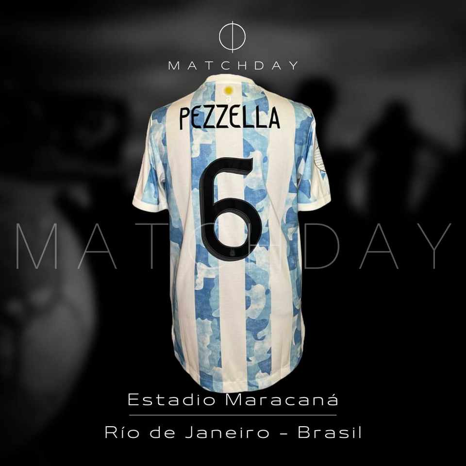 German Pezzella match issue jersey – AFA – Copa America 2021 - Image 5