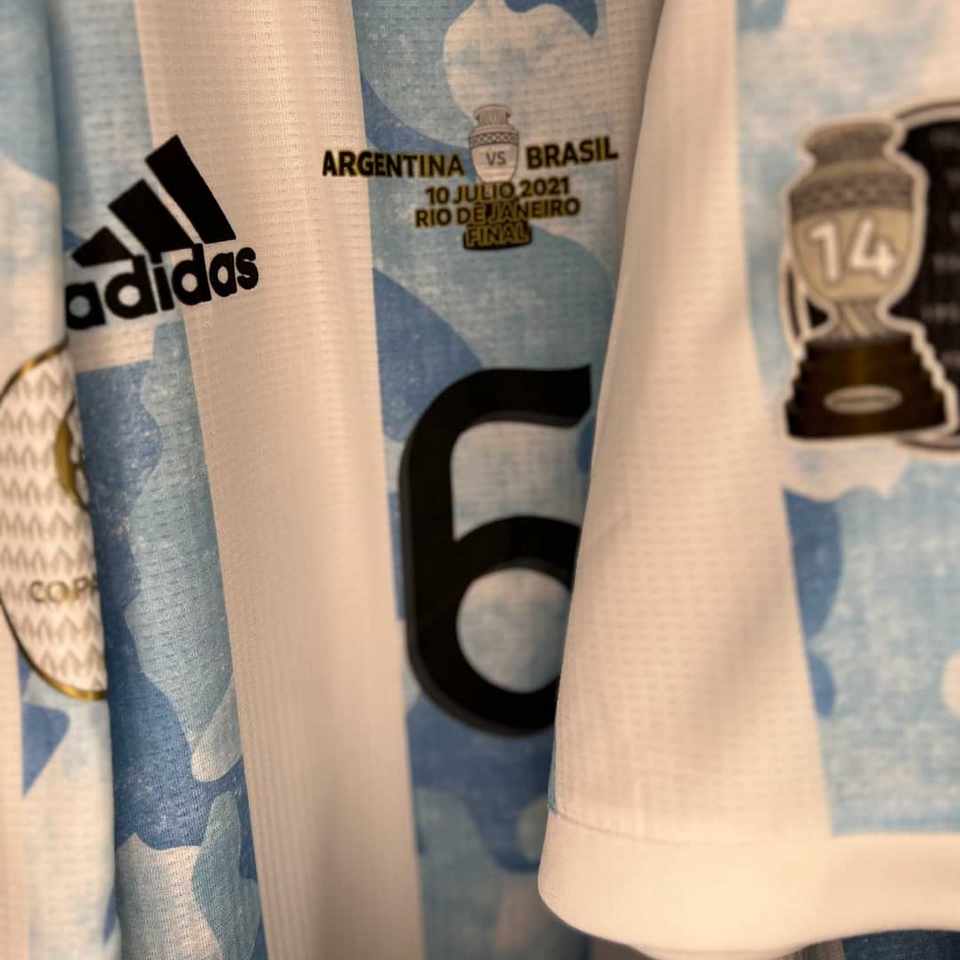 German Pezzella match issue jersey – AFA – Copa America 2021 - Image 6