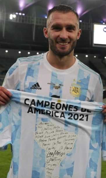 German Pezzella match issue jersey – AFA – Copa America 2021 - Image 18