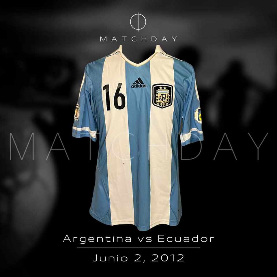Sergio Agüero match issue jersey – AFA – Eliminatorias 2014 - Image 4
