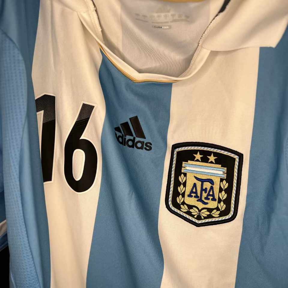 Sergio Agüero match issue jersey – AFA – Eliminatorias 2014 - Image 6