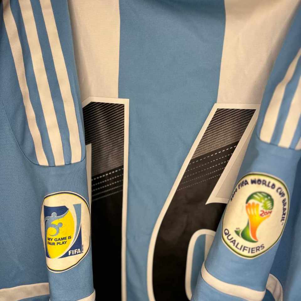 Sergio Agüero match issue jersey – AFA – Eliminatorias 2014 - Image 7