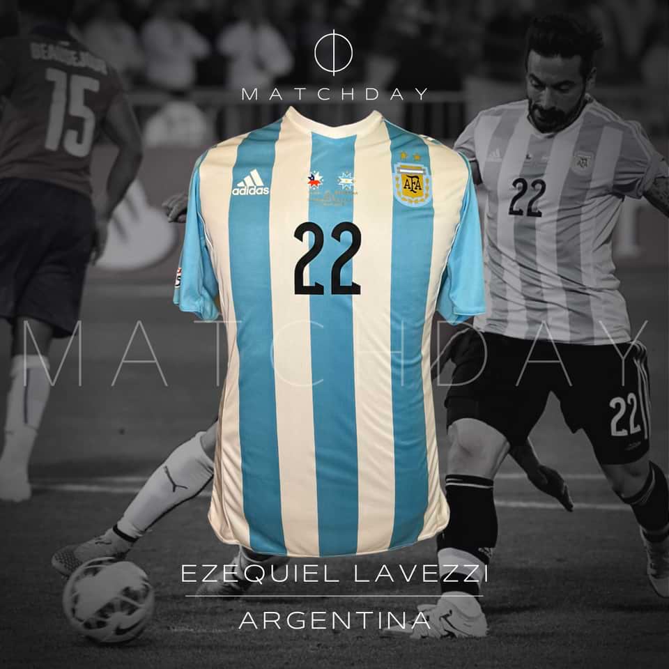 Ezequiel Lavezzi match issue jersey- AFA – Copa America 2015