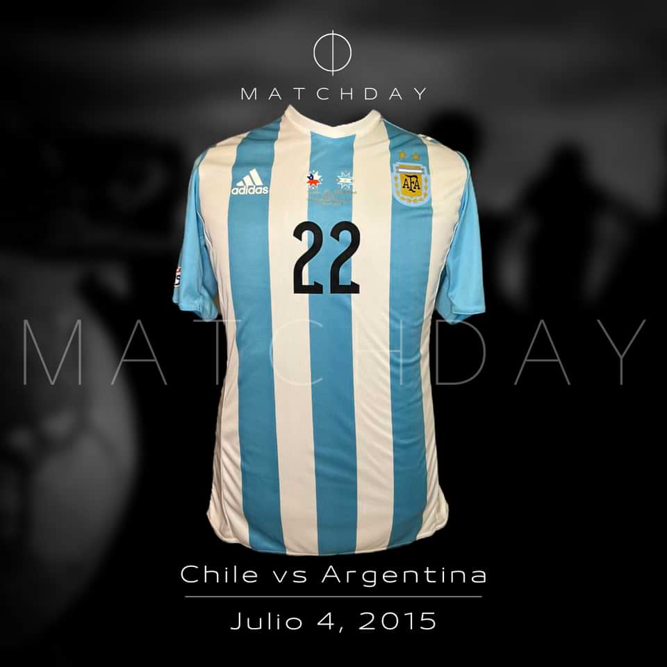 Ezequiel Lavezzi match issue jersey- AFA – Copa America 2015 - Image 4