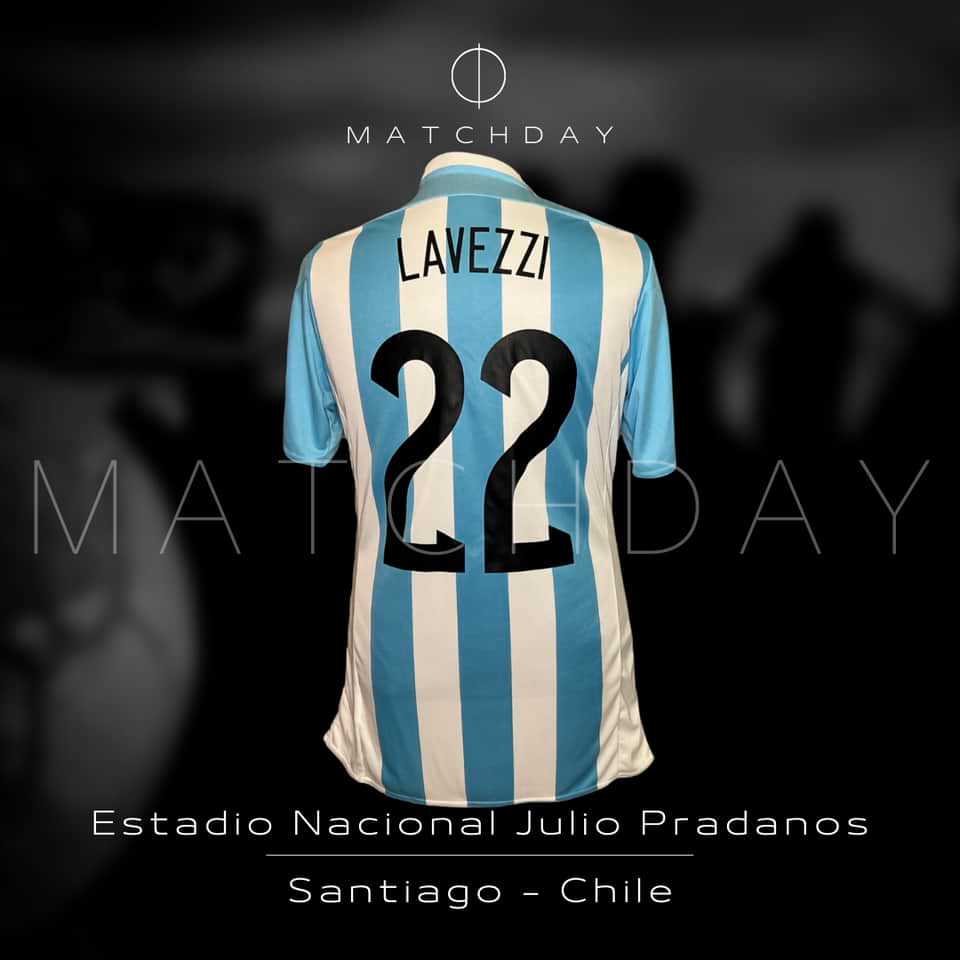 Ezequiel Lavezzi match issue jersey- AFA – Copa America 2015 - Image 5