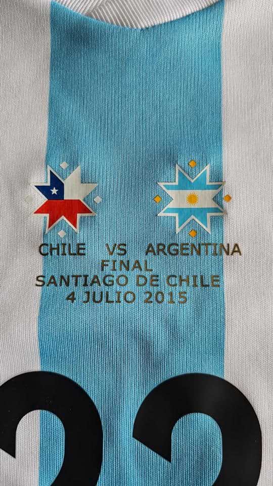 Ezequiel Lavezzi match issue jersey- AFA – Copa America 2015 - Image 8