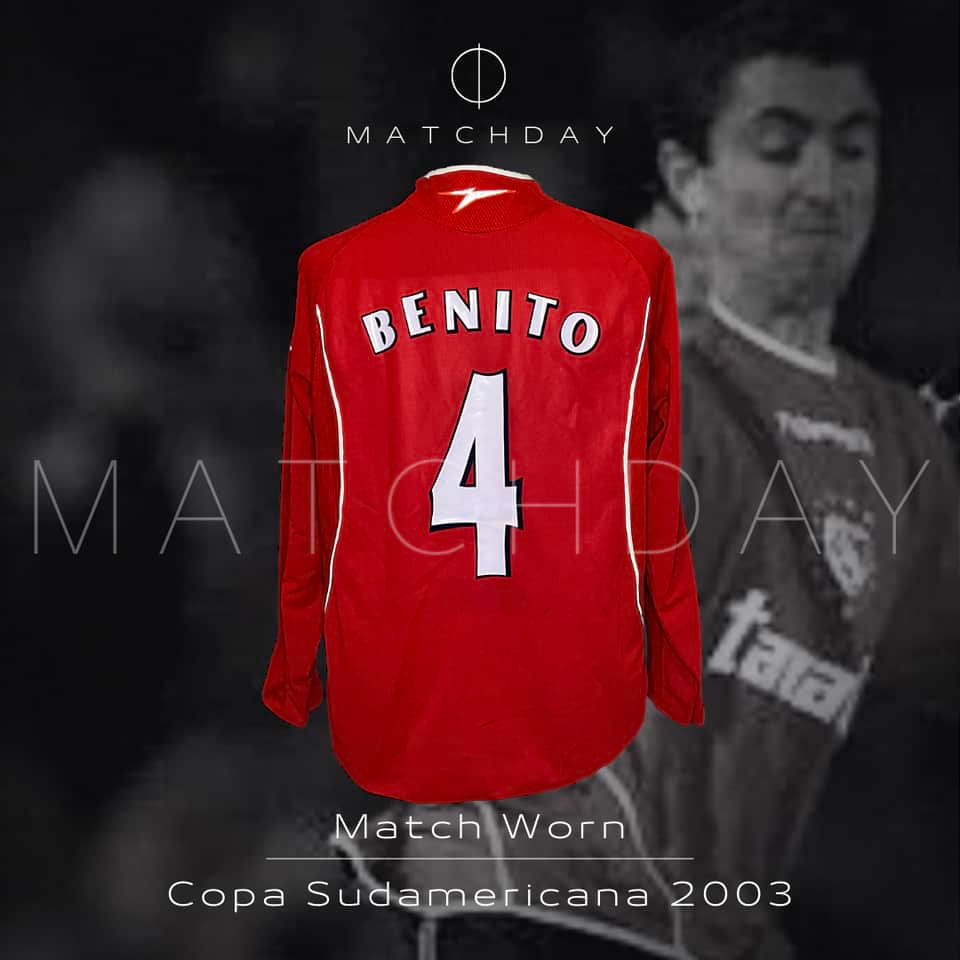 Felix Benito match worn jersey – Independiente – Copa Sudamericana 2003 - Image 3