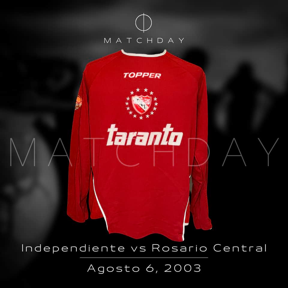 Felix Benito match worn jersey – Independiente – Copa Sudamericana 2003 - Image 4