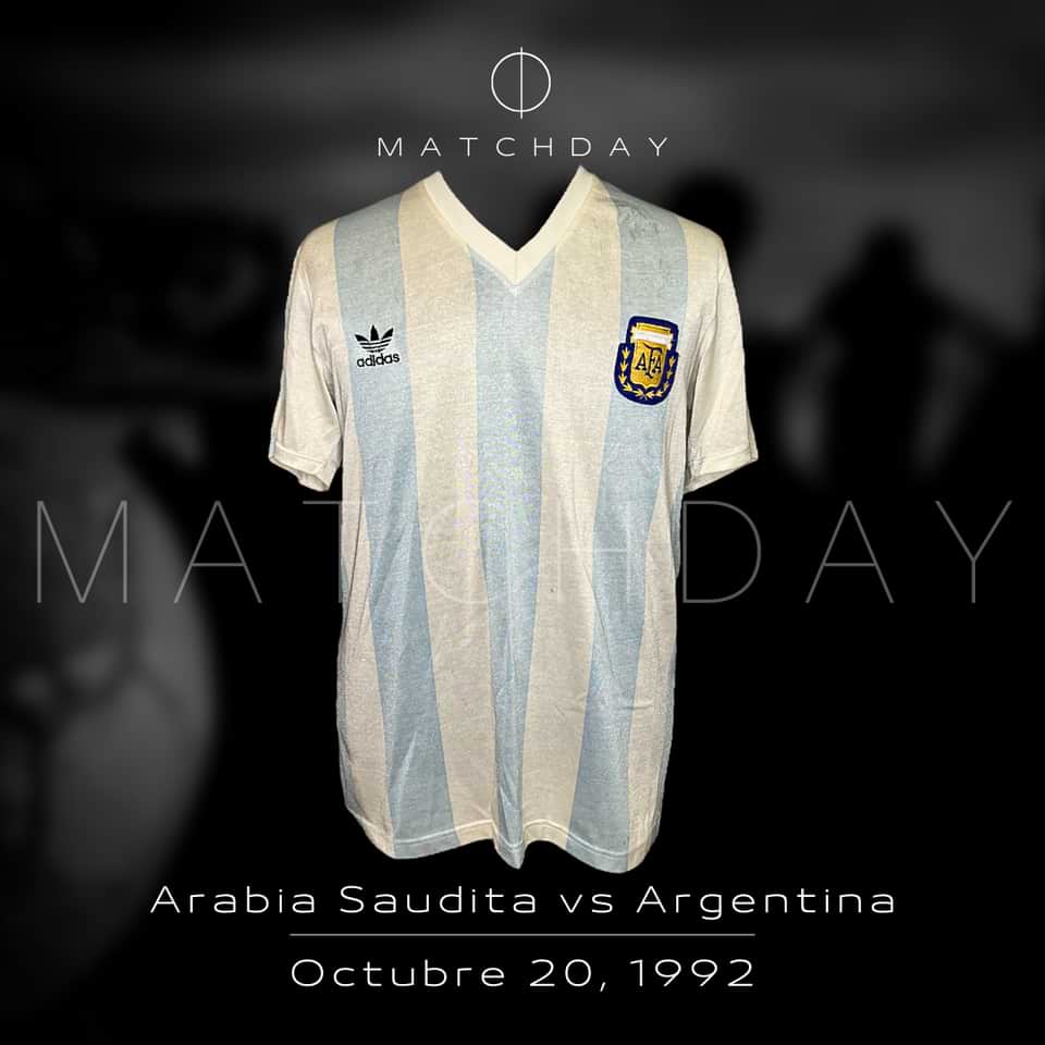 Diego Simeone match worn jersey – Argentina – King Fahd Cup - Image 4