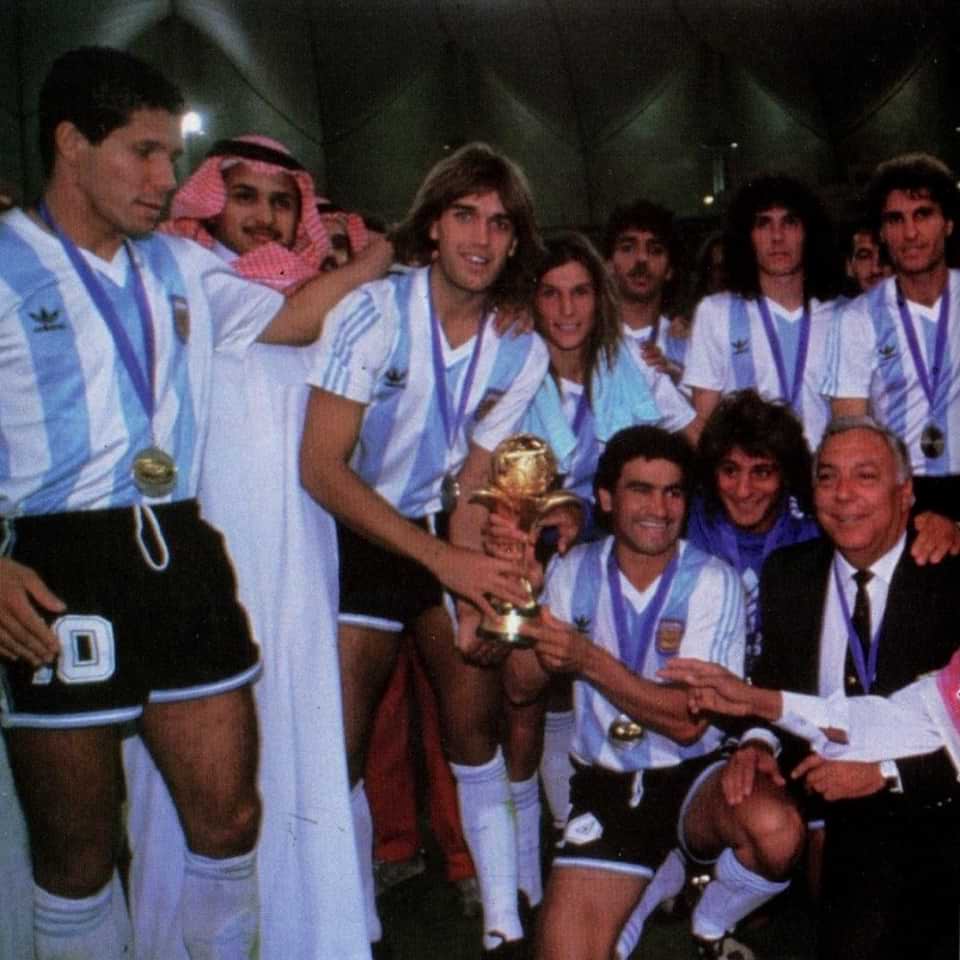 Diego Simeone match worn jersey – Argentina – King Fahd Cup - Image 16