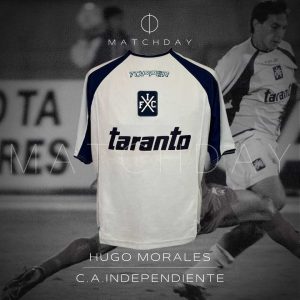 Hugo Morales match worn jersey - Independiente - Clausura 2004