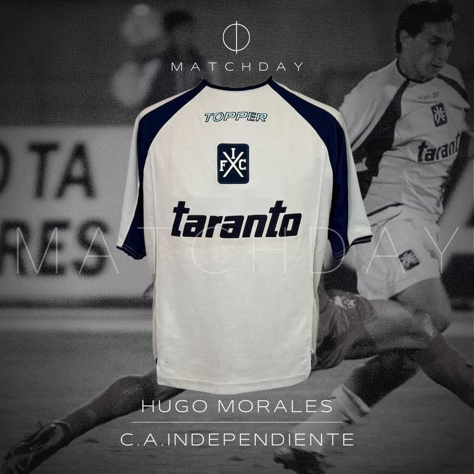 Hugo Morales match worn jersey – Independiente – Clausura 2004