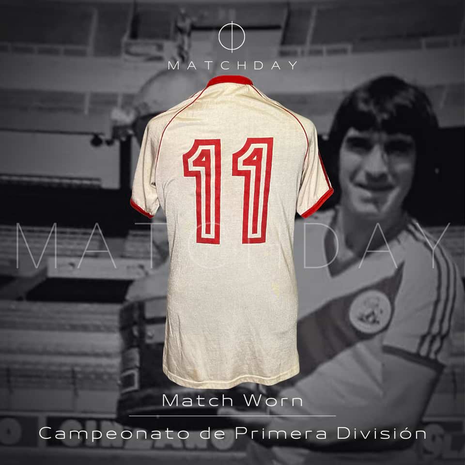 Roque Alfaro match worn jersey – River Plate – Torneo 1985 - Image 3