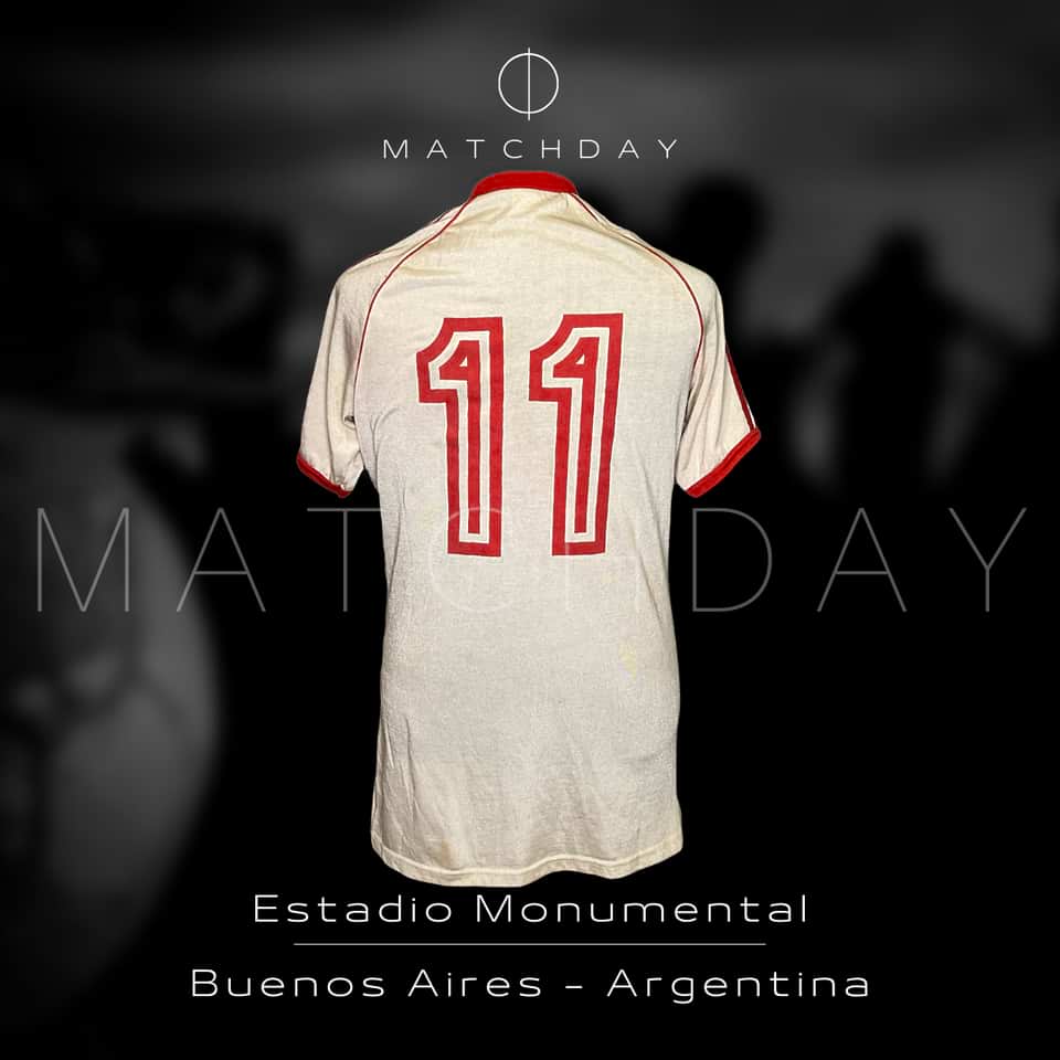 Roque Alfaro match worn jersey – River Plate – Torneo 1985 - Image 5