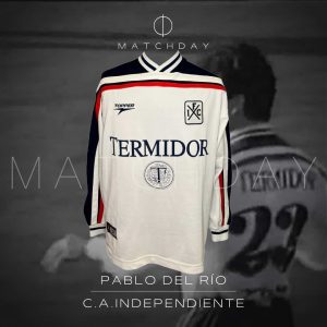 Pablo Del Rio match issue jersey - Independiente - Torneo Apertura 1999