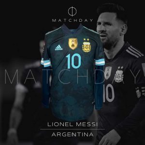 Lionel Messi match issue jersey- AFA - Eliminatorias Qatar 2022