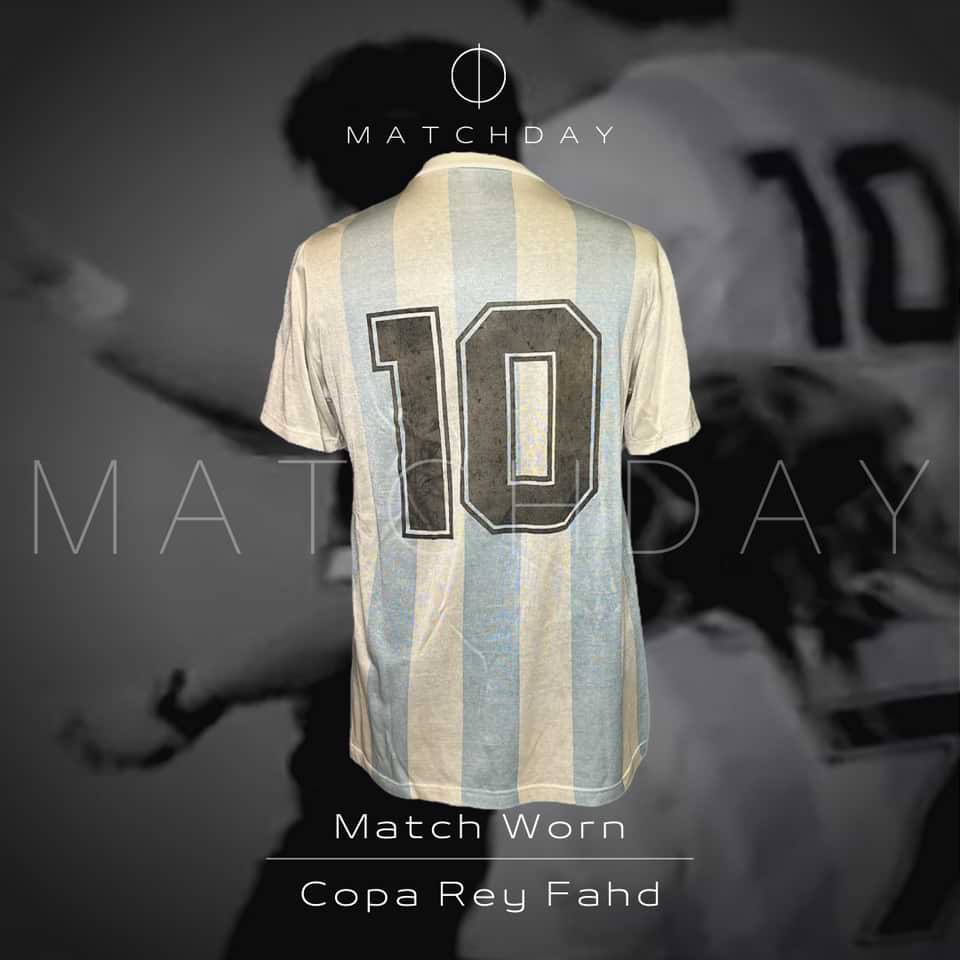 Diego Simeone match worn jersey – Argentina – King Fahd Cup - Image 3