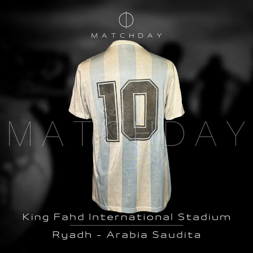 Diego Simeone match worn jersey – Argentina – King Fahd Cup - Image 5