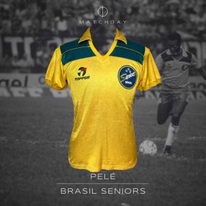 Pelé - Brasil - Match worn - Pele Cup - Brasil vs Italia